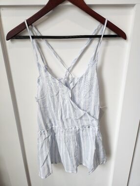 blue striped tanj
